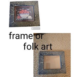 Art Diane Ulmer Pedersen Apples in Bowl Primitive Still Life Print Frame